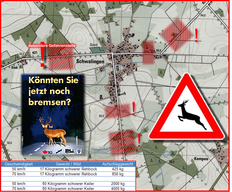 ! ! ! ! besondere Gefahrenstelle